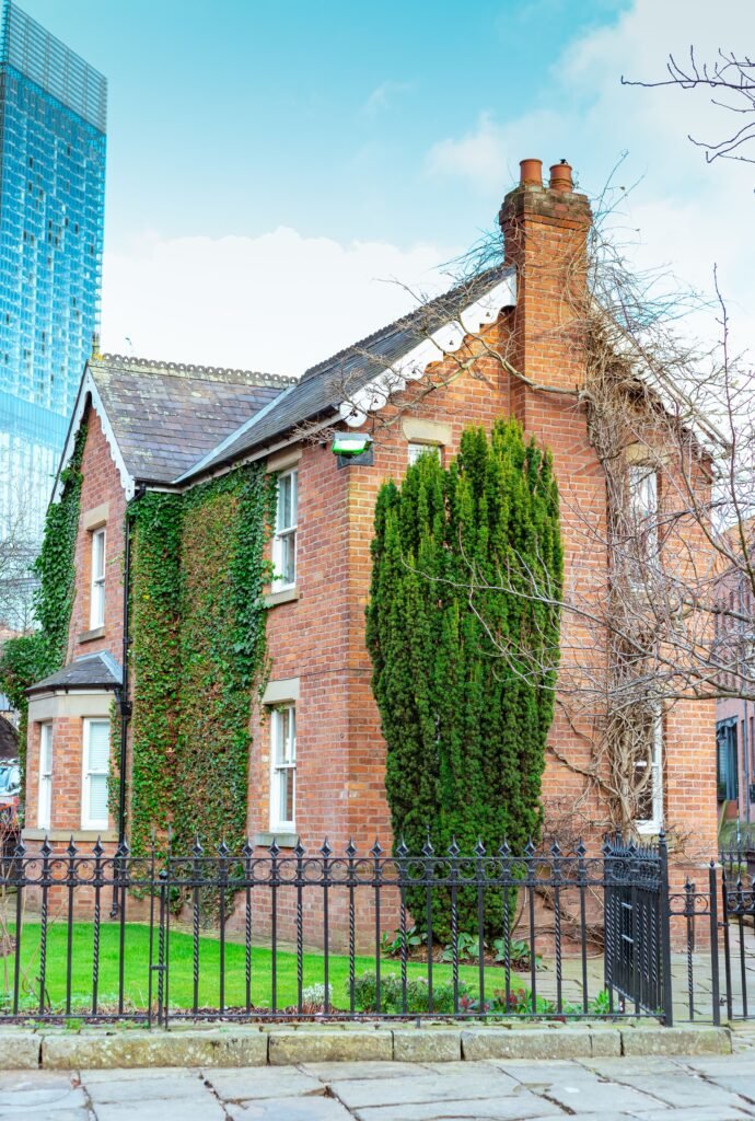 A house in a city